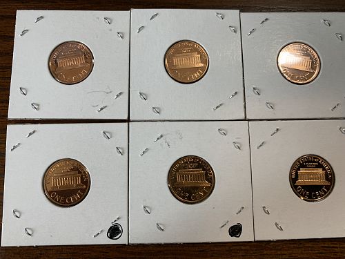 1974s,77s,78s,86s,78s,89s, Lincoln Memorial Cent Proof Lot NICE