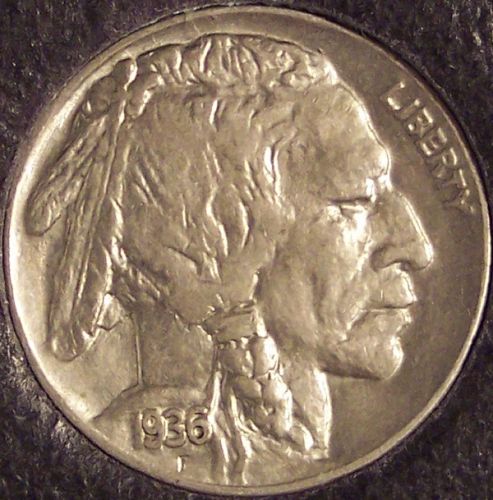 1936 Buffalo Nickel Choice BU #0630