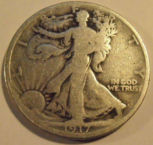 1917 P Walking Liberty Silver Half Dollar (17PEW5)