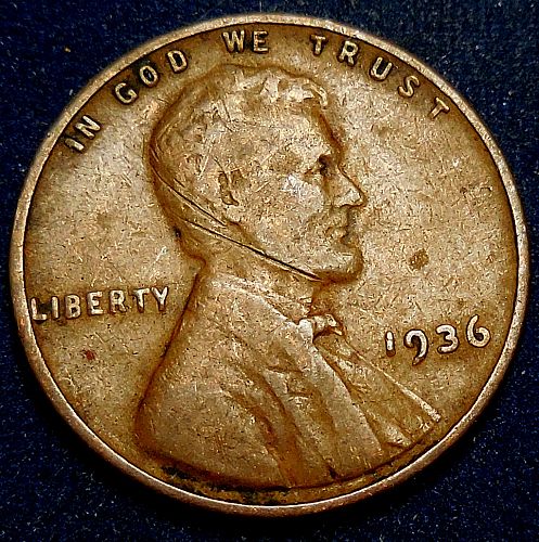 ✅1936-P Lincoln Wheat Cent✅