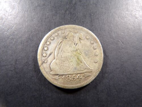 1854-P Seated Liberty Quarter    xx