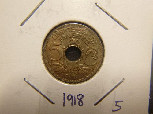 FRANCE 1918 5 CMES