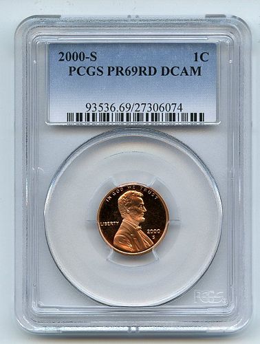 2000   S    PROOF  LINCOLN CENT