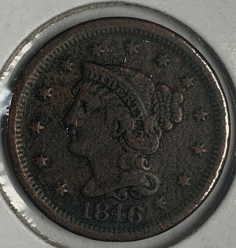 1846 Large Cent, Fine (#4194)