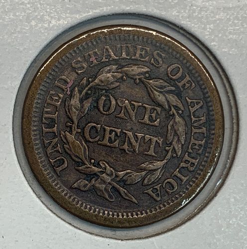 1854 Large Cent, XF (#4285)