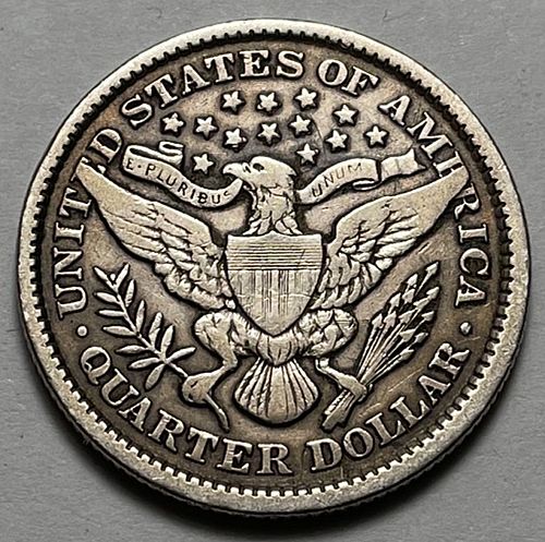 1898 Barber Quarters Early Silver Quarters  11343