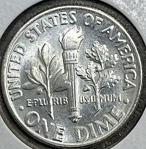 1962-P Brilliant Uncirculated/MS60+ Roosevelt US Silver Dime