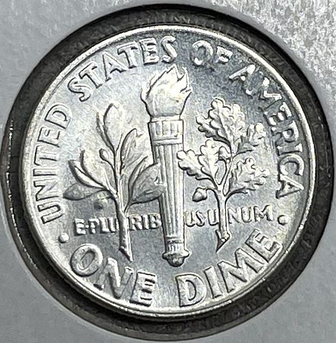 1962-P Brilliant Uncirculated/MS60+ Roosevelt US Silver Dime