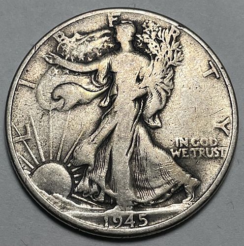 1945 Walking Liberty Half Dollars. 2311