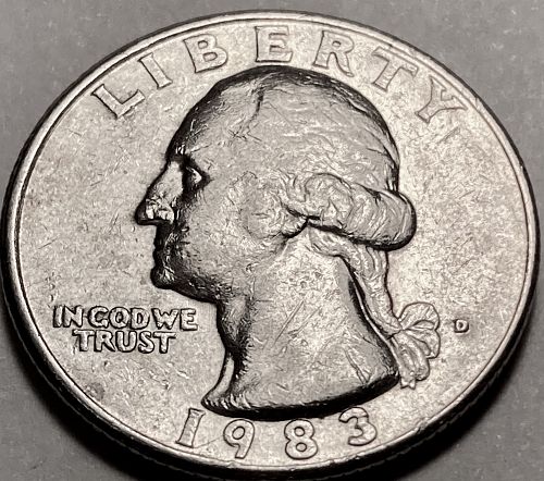 1983 D Washington Quarters