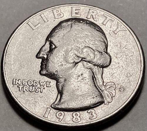 1983 D Washington Quarters