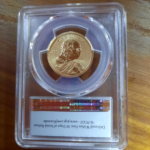 2016 S Code Talkers Sacagawea dollar, graded SP 69 by PCGS