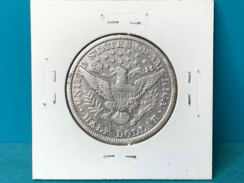 1908-D Barber Half Dollar