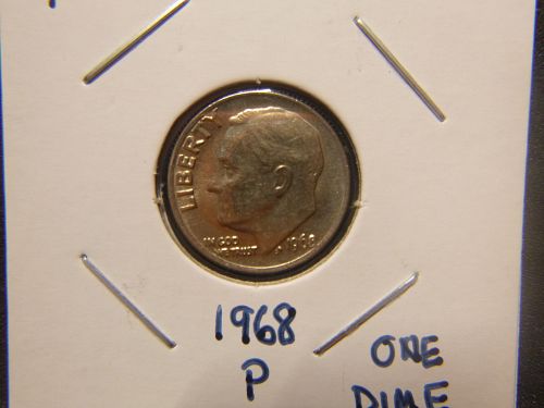 1968 P Roosevelt Dimes