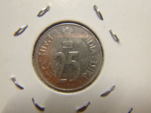 INDIA 1989 25 PAISE