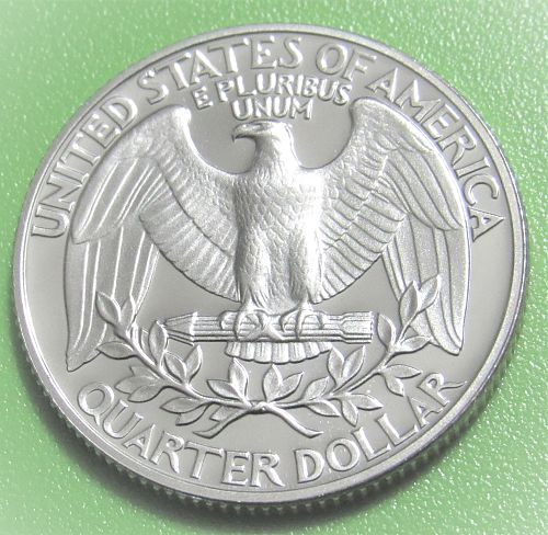 1987-S 25 Cents - Washington Quarter - Cameo Proof - Clad