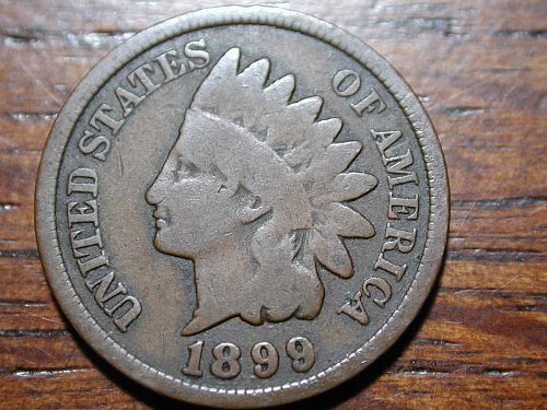 1899 Indian head penny cent NICE