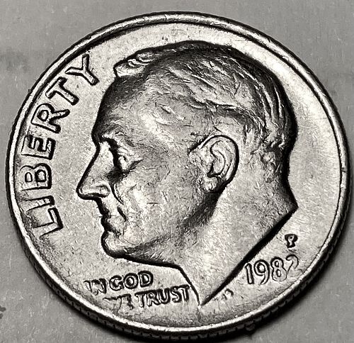 1982 P Roosevelt Dimes