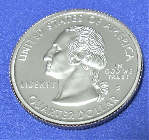 1999-S 25 Cents - Pennsylvania State Quarter - Cameo Proof - Clad