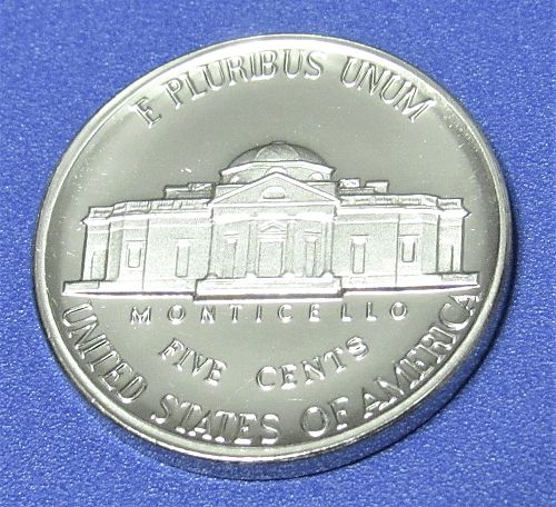 1986-S 5 Cents - Jefferson Nickel - Cameo Proof