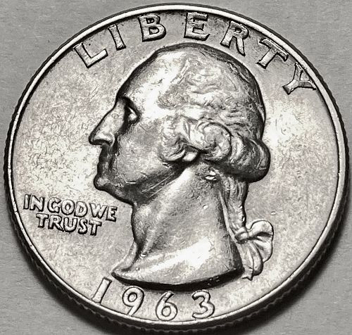1963 D Washington Quarters