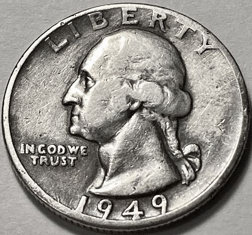 1949 D Washington Quarters