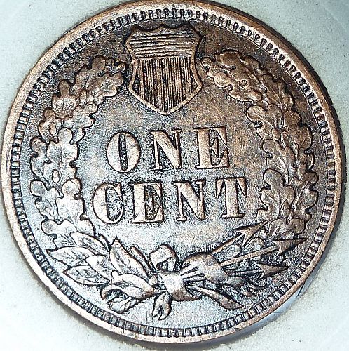 1907 AU Indian Cent Grades About Uncirculated ( 96-33 )