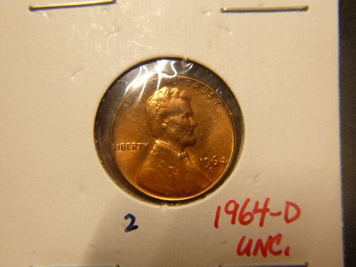 1964 D Lincoln Memorial Cent Small Cents