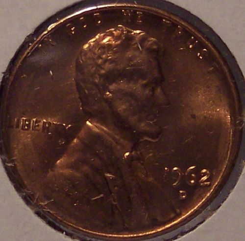 1962-D Lincoln Memorial Penny GEM #01111