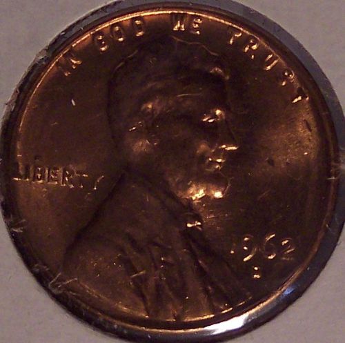 1962-D Lincoln Memorial Penny GEM #01111