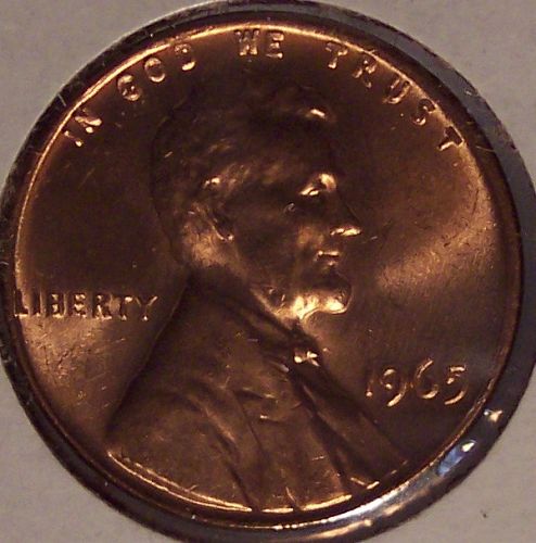 1965 Lincoln Memorial Penny GEM #01101