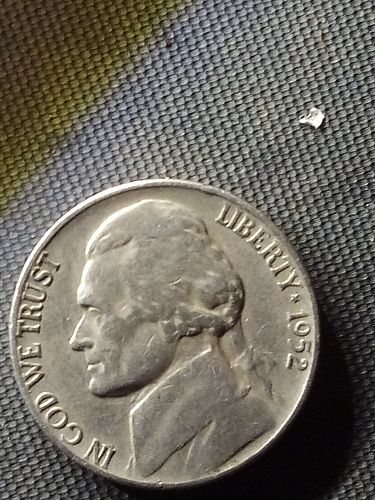 1952 No Mint Mark Jefferson Nickle