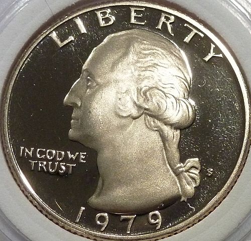 1979-S CLEAR S PROOF Washington Quarter # 160-N