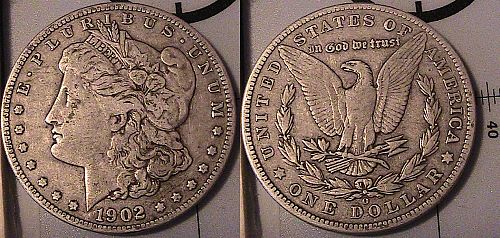 1902 O Morgan Dollar