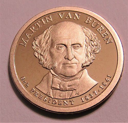 2008-S $1 Martin Van Buren Presidential Dollar - Cameo Proof