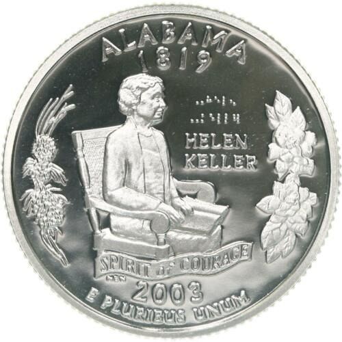 2003  S   PROOF  ALABAMA   STATE QUARTER