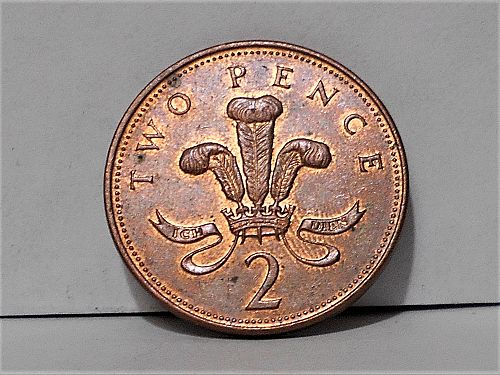 1996 Great Britain 2 Pence