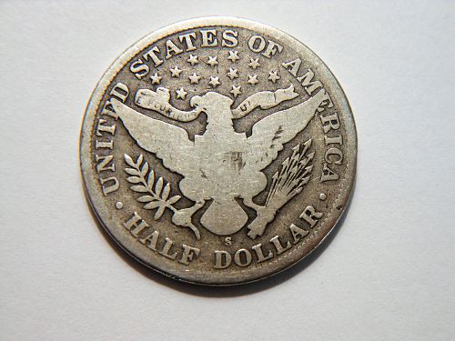 1907-S Barber Silver Half Dollar