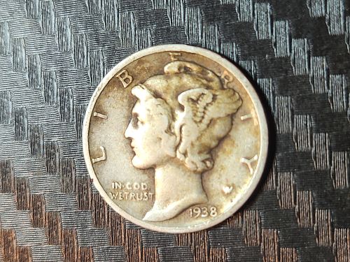 1938-D Mercury Dime