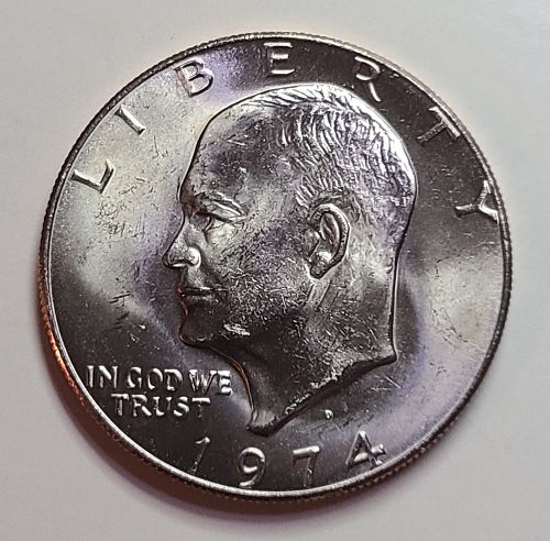 1974-D Eisenhower Dollar MS-63 (Choice BU)