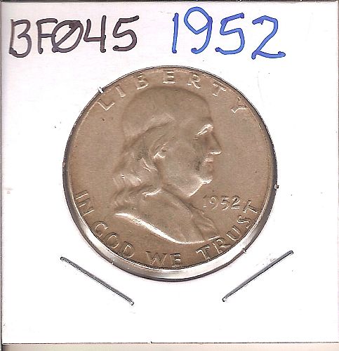 1952 Ben Franklin&nbsp;Half Dollar
