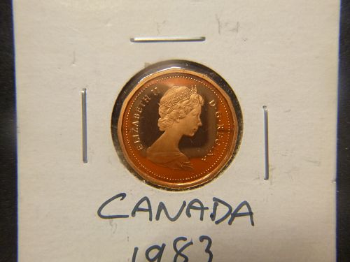 CANADIAN ONE CENT 1983 PROOF