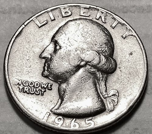 1965 P Washington Quarters