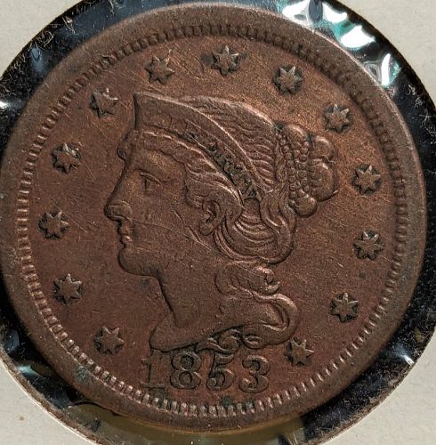 1853 Large Cent