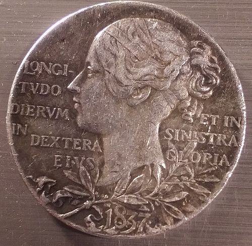 1897 Great Britain Queen Victoria 60 Year Diamond Jubilee Silver Medal