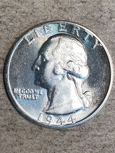 1944-D Washington Silver Quarter MS65 (Tray)