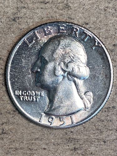 1951 Washington Silver Quarter MS66+ (Tray)