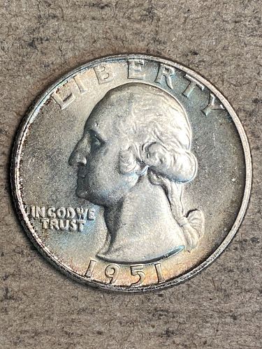 1951-D Washington Silver Quarter MS65 (Tray)