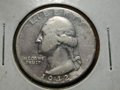 1942 Washington quarter Nice