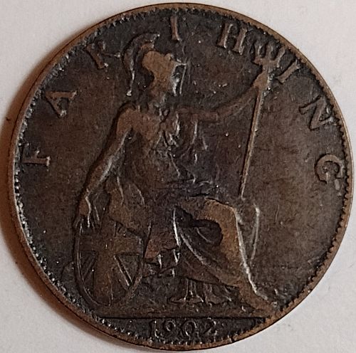 1902 United Kingdom 1 Farthing